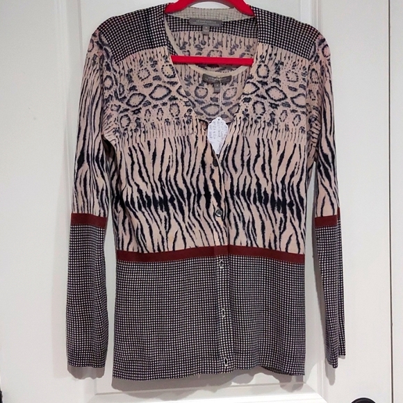 Neiman Marcus Cashmere Collection Shell Small & Cardigan Medium - Picture 1 of 8